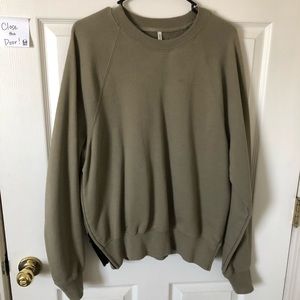 Fear of God Essentials Olive Crewneck Sweatshirt